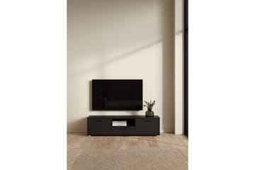 Cristian TV-benk 147 cm - Svart - Møbler - Mediamøbel & tv møbel - TV-benk & mediabenk