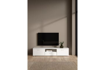 Cristian TV-stativ 38 cm - Hvit - Møbler - Mediamøbel & tv møbel - Mediestativ & veggfeste