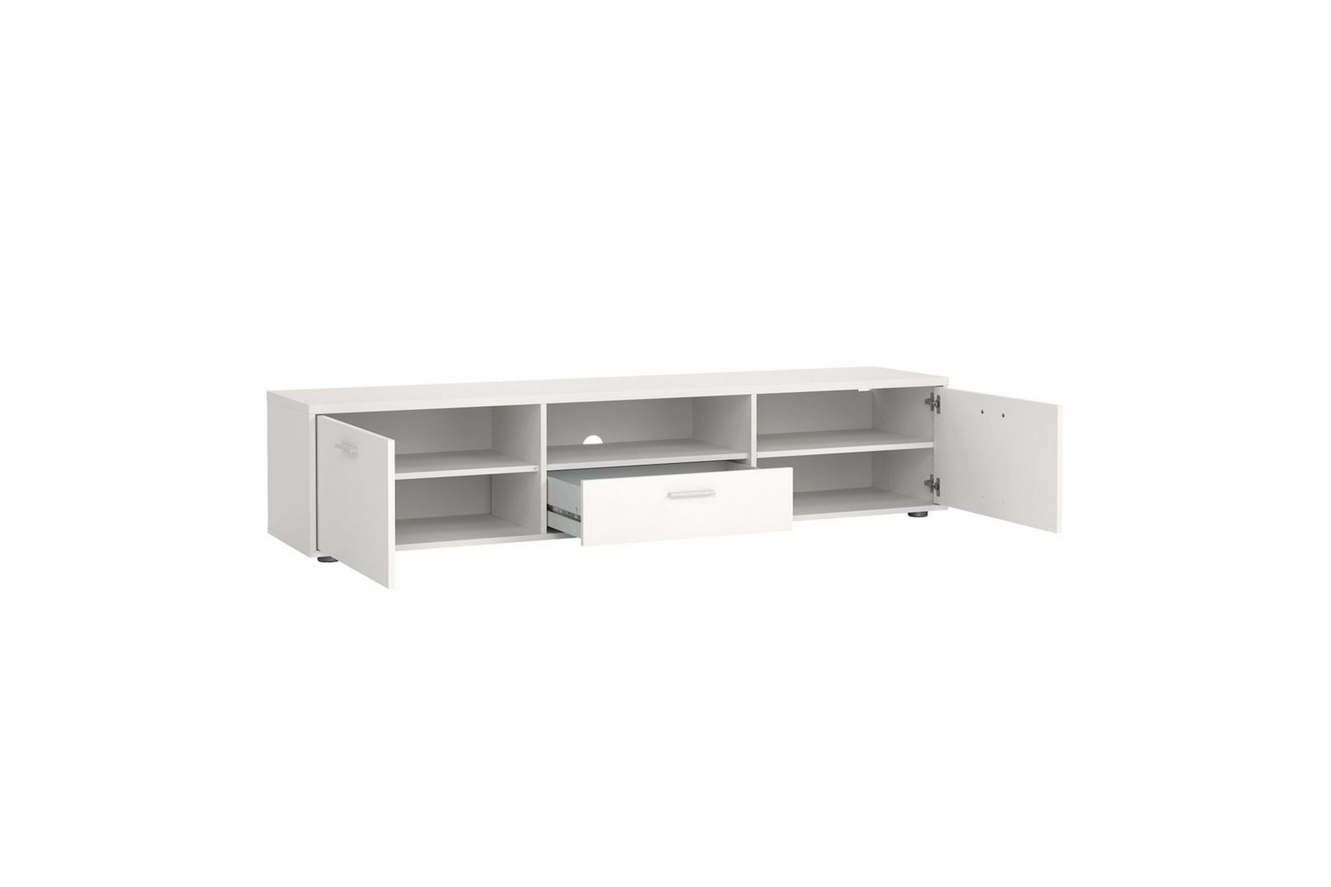 Cristian TV-stativ 38 cm - Hvit - Møbler - Mediamøbel & tv møbel - Mediestativ & veggfeste