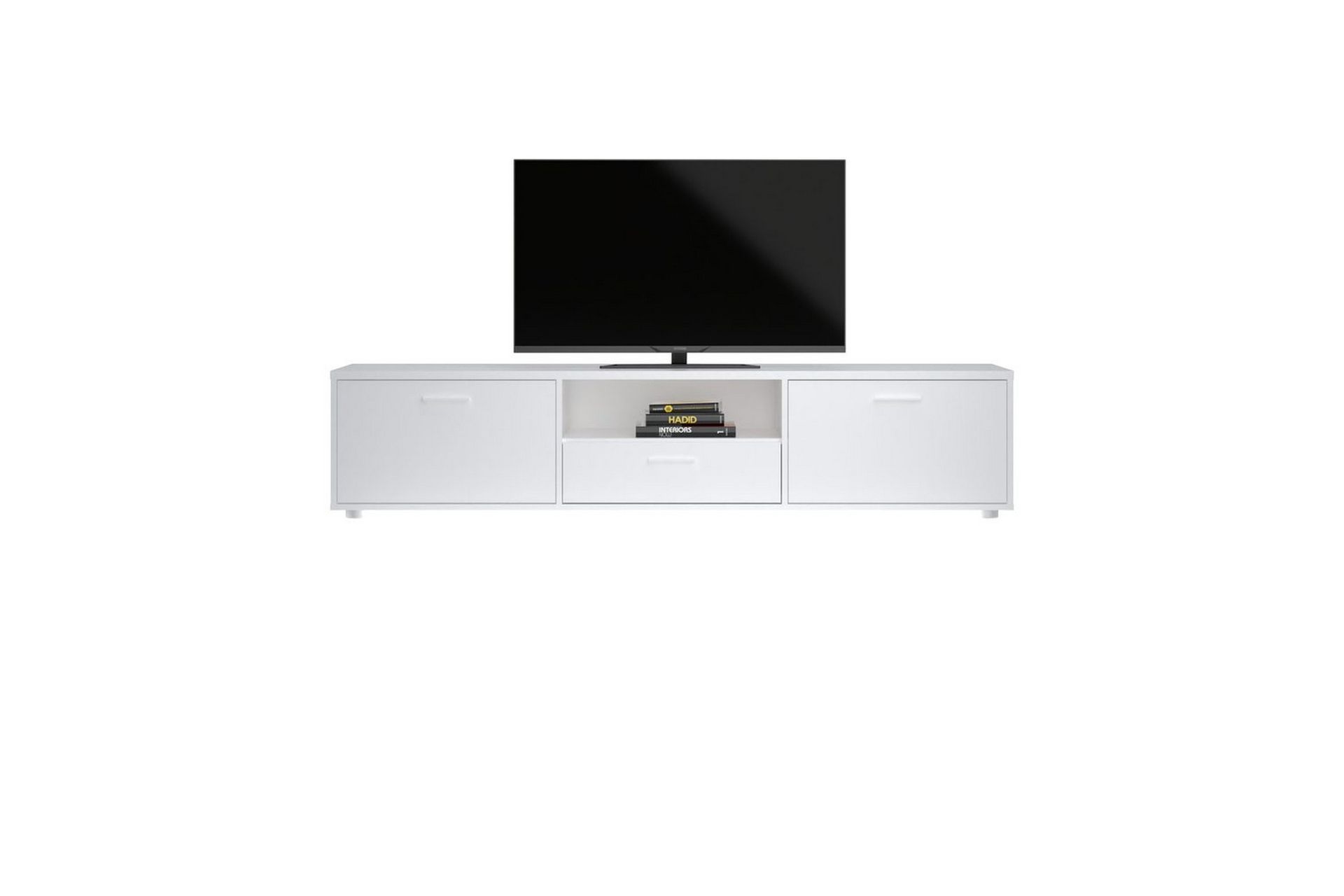Cristian TV-stativ 38 cm - Hvit - Møbler - Mediamøbel & tv møbel - Mediestativ & veggfeste
