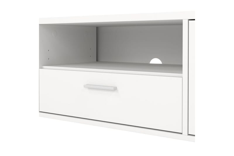 Cristian TV-stativ 38 cm - Hvit - Møbler - Mediamøbel & tv møbel - Mediestativ & veggfeste