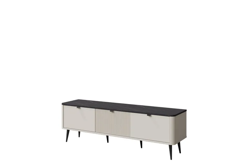 Cucina Tv-Skap 160x40 cm - Beige/Grå - Møbler - Mediamøbel & tv møbel - TV-skap