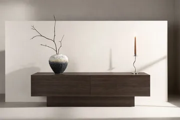 Cuenca TV-benk 160 cm - Semsket skinn - Møbler - Mediamøbel & tv møbel - TV-benk & mediabenk