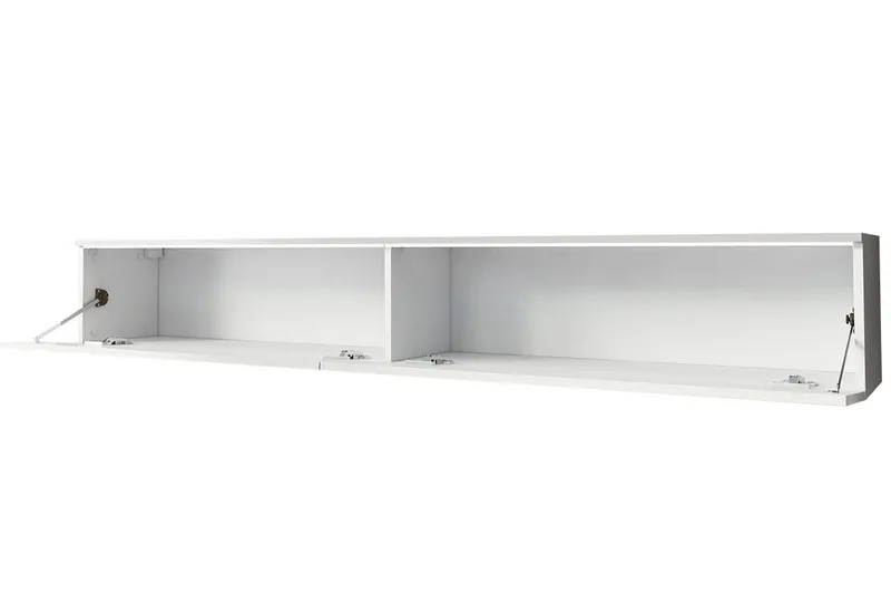 Cuguen Tv-skap 180 cm Hvit LED - Natur - Møbler - Mediamøbel & tv møbel - TV-benk & mediabenk