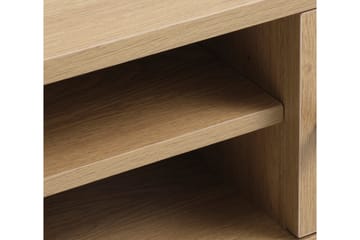 Cyndy Gulvstående TV-benk 120 cm med Oppbevaring i Lyst Tre - Beige - Møbler - Mediamøbel & tv møbel - TV-benk & mediabenk