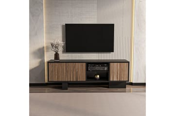Dargaville TV-benk 150 cm - Sort/Brun - Møbler - Mediamøbel & tv møbel - TV-benk & mediabenk