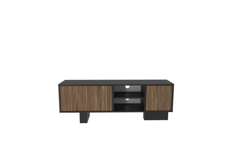 Dargaville TV-benk 150 cm, Sort/Brun