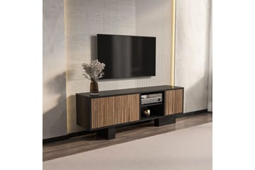Dargaville TV-benk 150 cm - Sort/Brun - Møbler - Mediamøbel & tv møbel - TV-benk & mediabenk