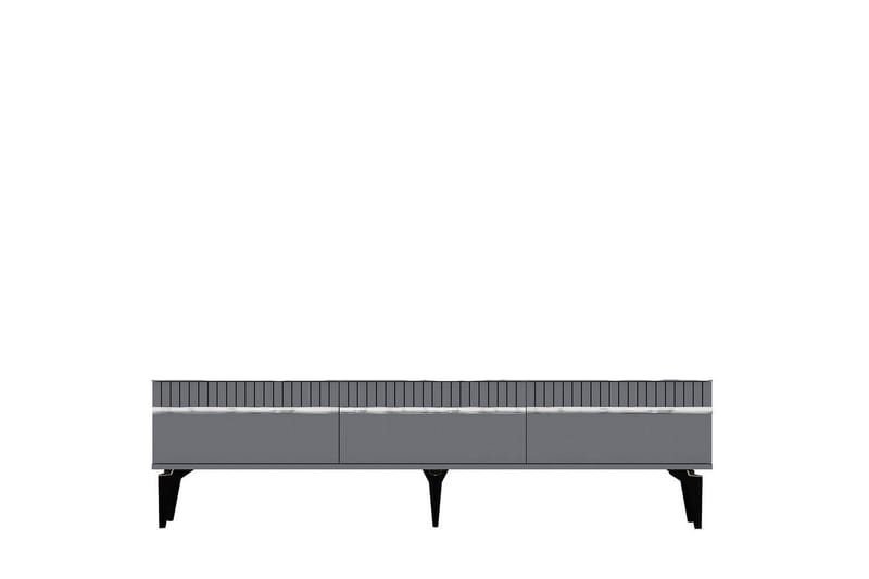 Defneia TV-benk 180 cm - Sølv/Antrasitt - Møbler - Mediamøbel & tv møbel - TV-benk & mediabenk