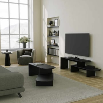 Deliones TV-benk 130 cm - Svart - Møbler - Mediamøbel & tv møbel - TV-benk & mediabenk