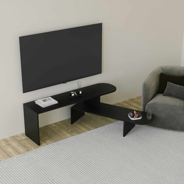 Deliones TV-benk 130 cm - Svart - Møbler - Mediamøbel & tv møbel - TV-benk & mediabenk