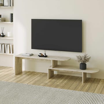 Deliones TV-benk 130 cm - Travertin - Møbler - Mediamøbel & tv møbel - TV-benk & mediabenk