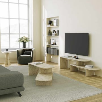 Deliones TV-benk 130 cm - Travertin - Møbler - Mediamøbel & tv møbel - TV-benk & mediabenk