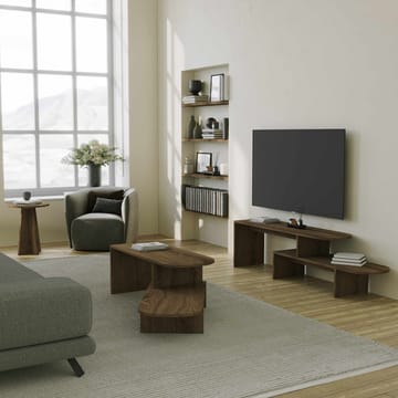 Deliones TV-benk 130 cm - Valnøtt - Møbler - Mediamøbel & tv møbel - TV-benk & mediabenk