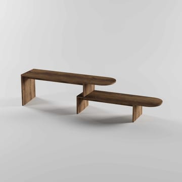 Deliones TV-benk 130 cm - Valnøtt - Møbler - Mediamøbel & tv møbel - TV-benk & mediabenk