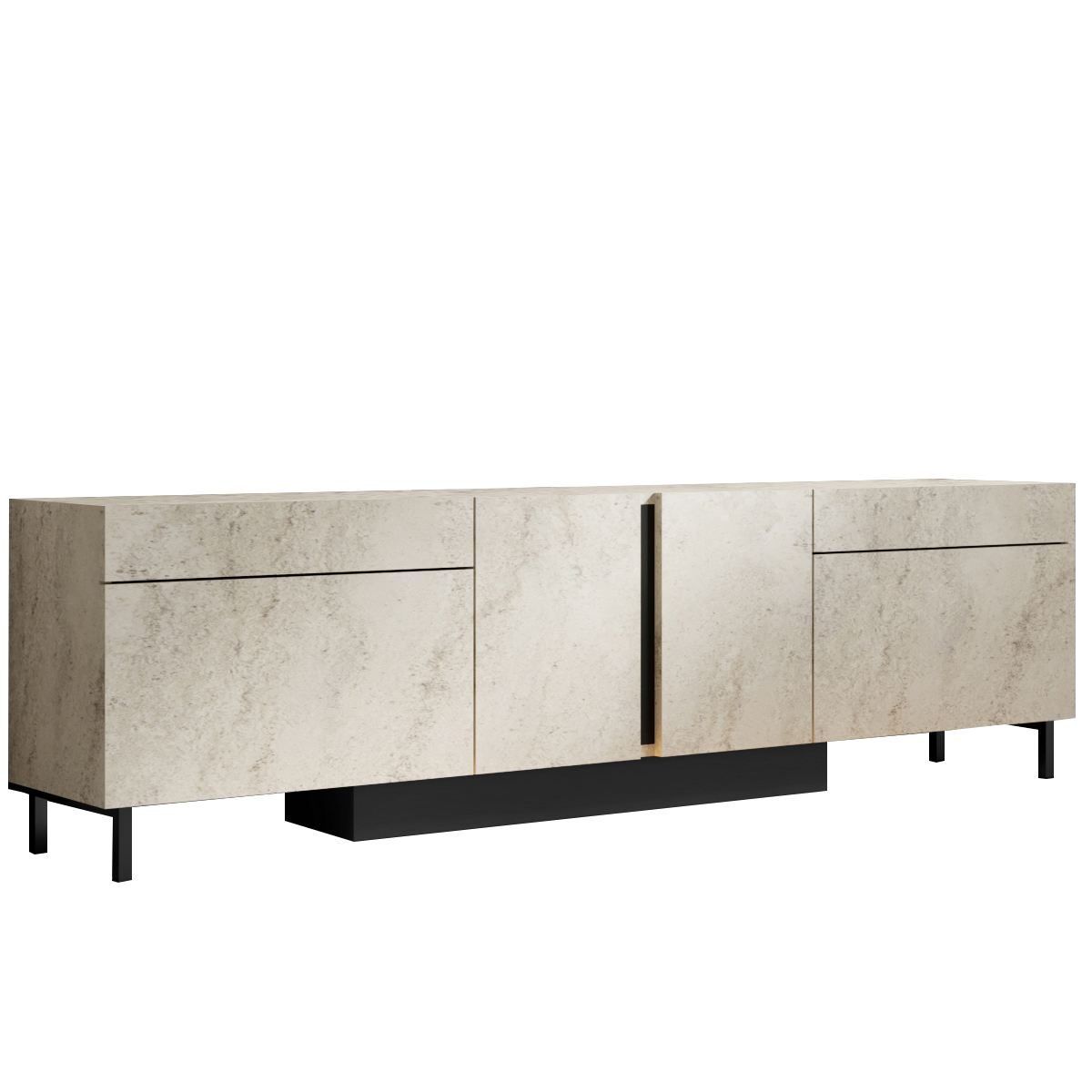 Djarhint TV-benk 180 cm - Travertin