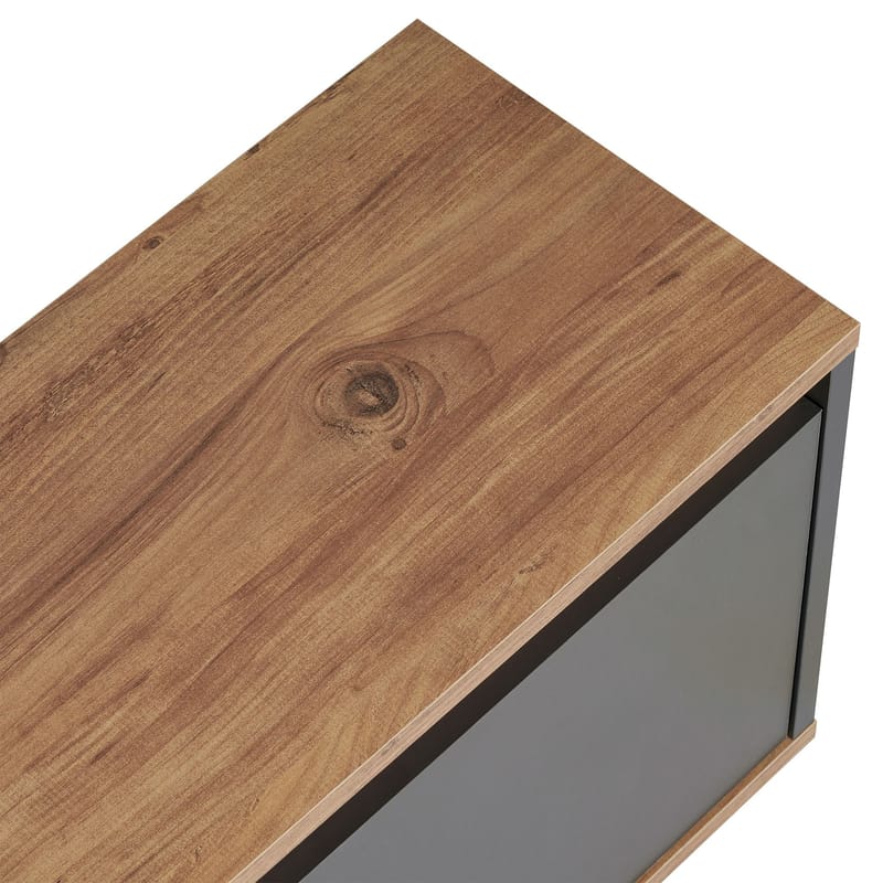 Domar TV-benk 160 cm - Antrasitt, Atlantic pine - Møbler - Mediamøbel & tv møbel - TV-benk & mediabenk