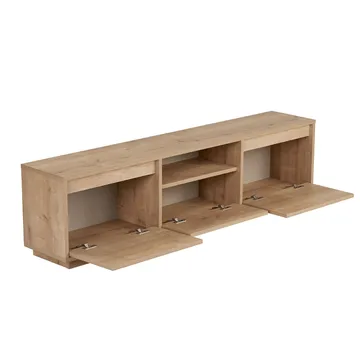 Domar TV-benk 160 cm - Sapphire-eik - Møbler - Mediamøbel & tv møbel - TV-benk & mediabenk