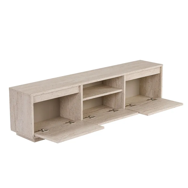 Domar TV-benk 160 cm - Travertin - Møbler - Mediamøbel & tv møbel - TV-benk & mediabenk