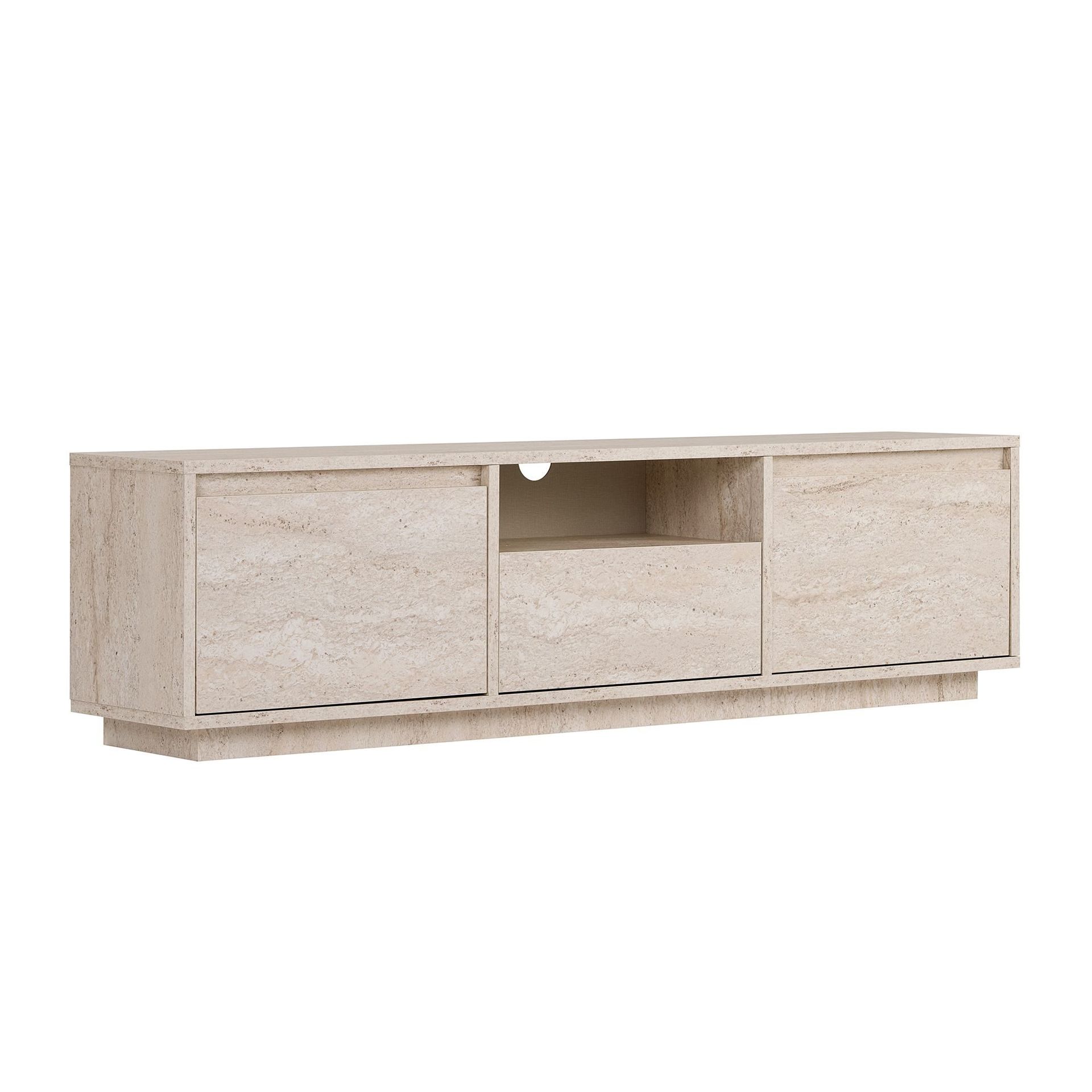 Domar TV-benk 160 cm - Travertin