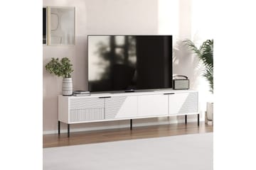Dorellez TV-benk 180 cm - Hvit - Møbler - Mediamøbel & tv møbel - TV-benk & mediabenk