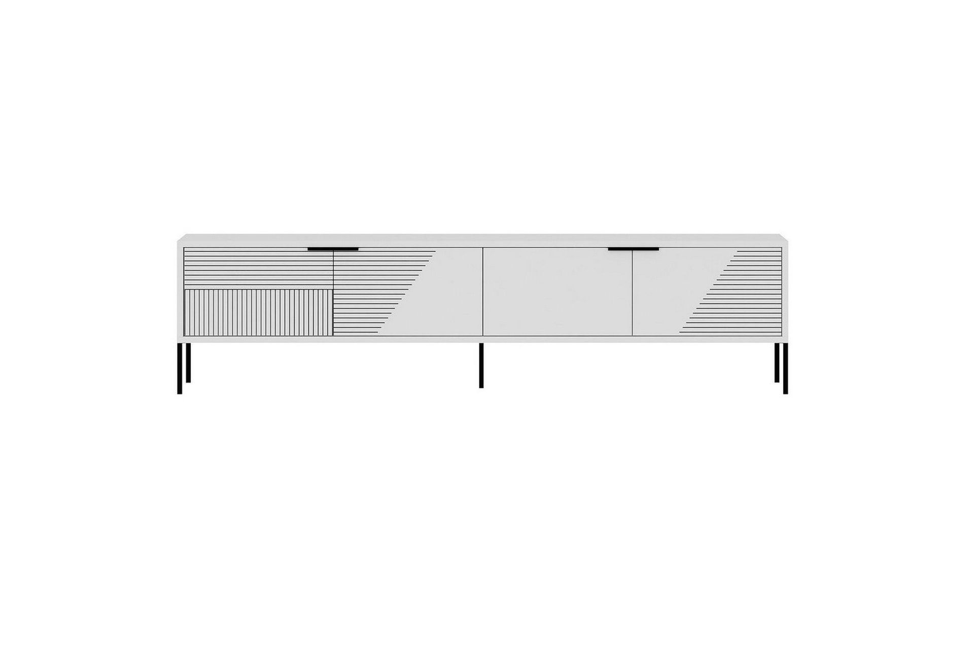 Dorellez TV-benk 180 cm - Hvit