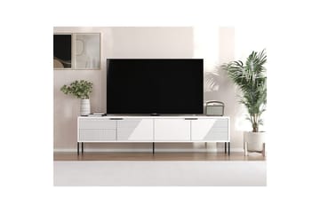 Dorellez TV-benk 180 cm - Hvit - Møbler - Mediamøbel & tv møbel - TV-benk & mediabenk