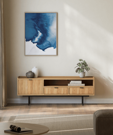 Dravo TV-benk 150 cm - Naturlig hickory - Møbler - Mediamøbel & tv møbel - TV-benk & mediabenk