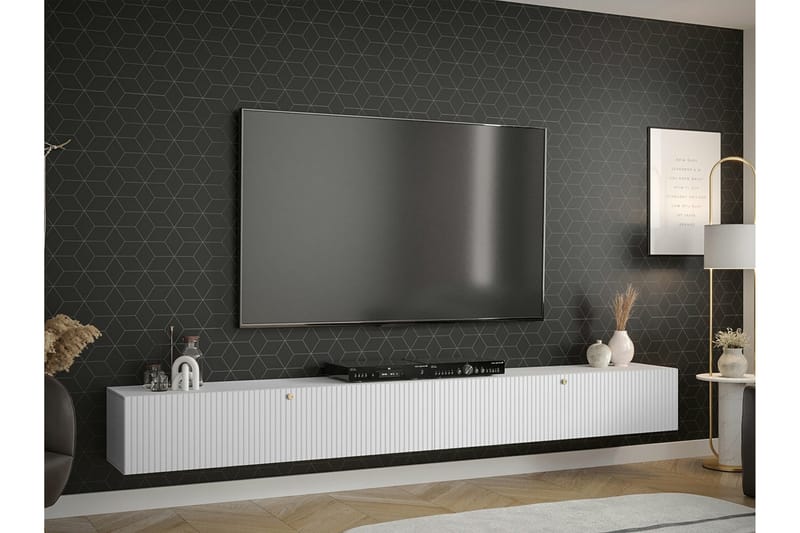 Dunvegan TV-skap 300 cm - Hvid - TV-skap