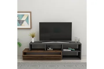 Durusu TV-benk 120 cm - Lys brun/Antrasitt - Møbler - Mediamøbel & tv møbel - TV-benk & mediabenk