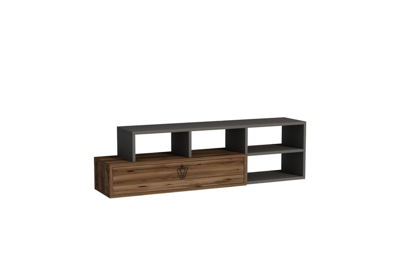 Durusu TV-benk 120 cm - Lys brun/Antrasitt - Møbler - Mediamøbel & tv møbel - TV-benk & mediabenk