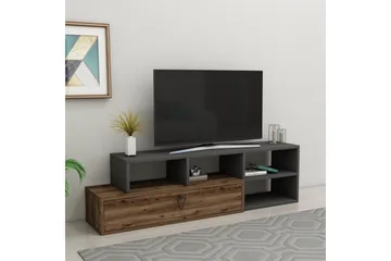Durusu TV-benk 120 cm - Lys brun/Antrasitt - Møbler - Mediamøbel & tv møbel - TV-benk & mediabenk