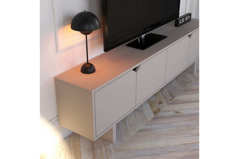 Edrion TV-benk 180 cm - Beige - Møbler - Mediamøbel & tv møbel - TV-benk & mediabenk