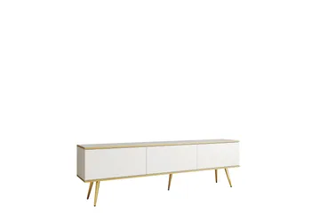 Edson TV-benk 175 cm - Hvit - Møbler - Mediamøbel & tv møbel - TV-benk & mediabenk