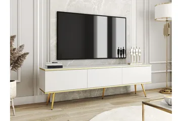 Edson TV-benk 175 cm - Hvit - Møbler - Mediamøbel & tv møbel - TV-benk & mediabenk