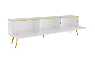 Edson TV-benk 175 cm - Hvit - Møbler - Mediamøbel & tv møbel - TV-benk & mediabenk