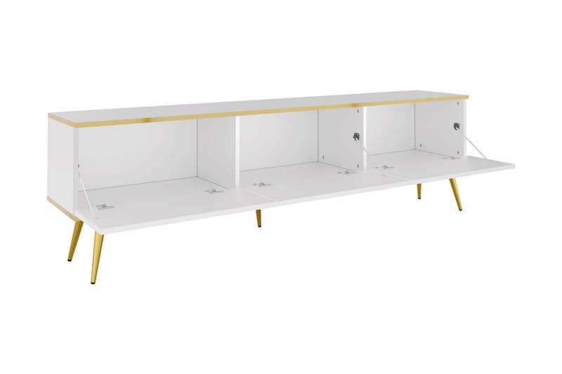 Edson TV-benk 175 cm - Hvit - Møbler - Mediamøbel & tv møbel - TV-benk & mediabenk