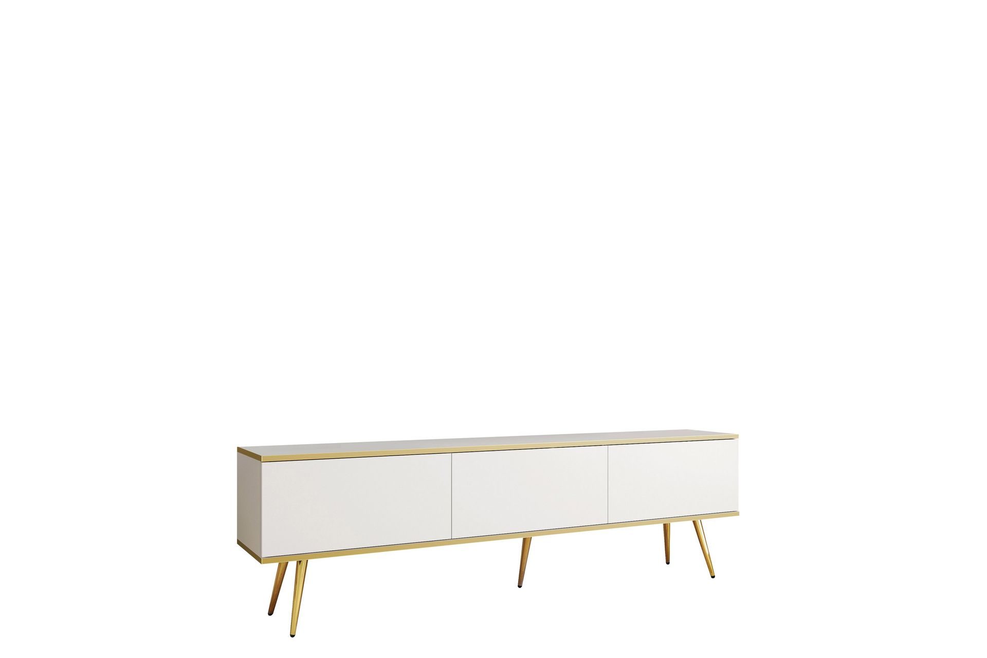 Edson TV-benk 175 cm - Hvit - Møbler - Mediamøbel & tv møbel - TV-benk & mediabenk