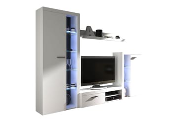 Eirwen TV-møbelsett - Hvit - Møbler - Mediamøbel & tv møbel - TV-møbelsett