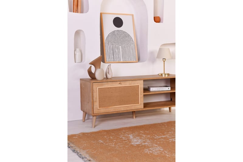 Elili TV-benk 138 cm - Eik - Møbler - Mediamøbel & tv møbel - TV-benk & mediabenk