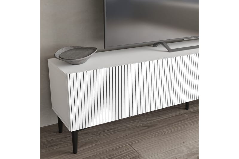 Elith TV-benk 180 cm - Hvit - Møbler - Mediamøbel & tv møbel - TV-benk & mediabenk