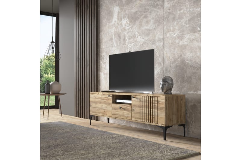 Elspet TV-benk 150 cm - Brun - Møbler - Mediamøbel & tv møbel - TV-benk & mediabenk