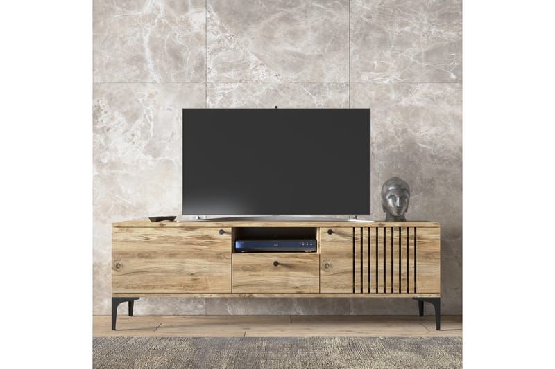 Elspet TV-benk 150 cm - Brun - Møbler - Mediamøbel & tv møbel - TV-benk & mediabenk