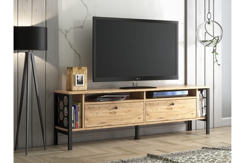 Elspet TV-benk 160 cm - Brun - Møbler - Mediamøbel & tv møbel - TV-benk & mediabenk