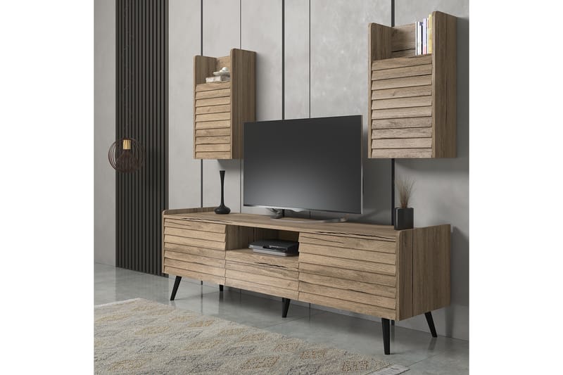 Elspet Tv-benk 180 cm, Valnøtt