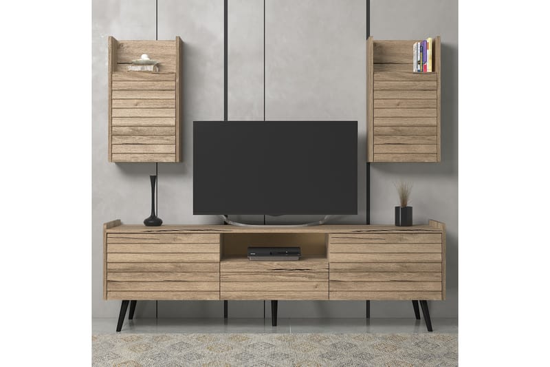 Elspet Tv-benk 180 cm - Valnøtt - Møbler - Mediamøbel & tv møbel - TV-benk & mediabenk