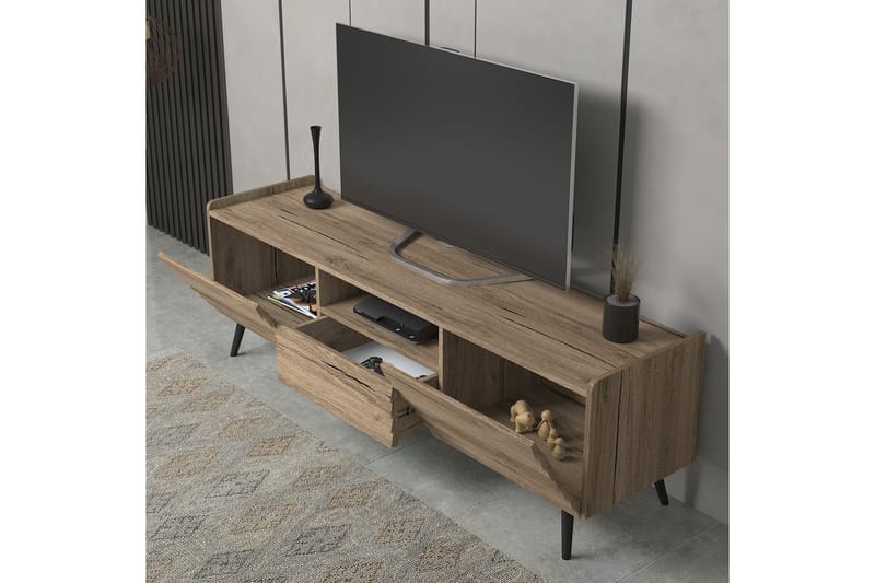 Elspet Tv-benk 180 cm - Valnøtt - Møbler - Mediamøbel & tv møbel - TV-benk & mediabenk
