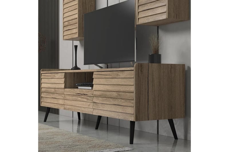 Elspet Tv-benk 180 cm - Valnøtt - Møbler - Mediamøbel & tv møbel - TV-benk & mediabenk