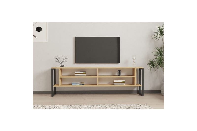 Elvorn TV-benk 160 cm - Blå - Møbler - Mediamøbel & tv møbel - TV-benk & mediabenk