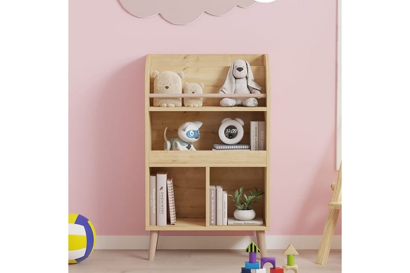 Elyric Bokhylle 60 cm - Eik - Oppbevaring - Hyller - Bokhylle